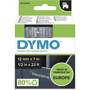 Produktbild für Schriftband Dymo 45020, D1, S0720600, 12mm