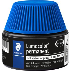 Nachfülltusche Staedtler Lumocolor permanent, blau