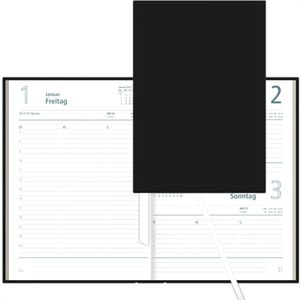 Produktbild für Buchkalender Zettler 873, schwarz, Jahr 2027