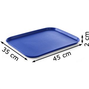 Produktbild für Serviertablett Hendi 878828, eckig, 45 x 35cm