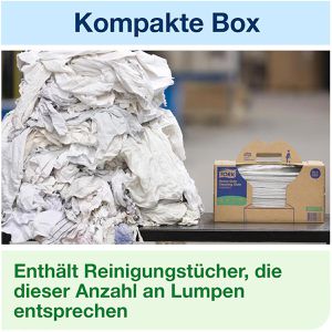 Produktbild für Einwegtücher Tork exelCLEAN, 520372, W7, grau