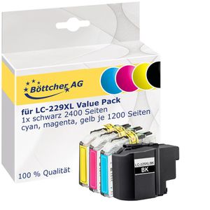 Tinte Böttcher-AG für Brother LC-229XL Value Pack