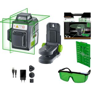 Kreuzlinienlaser Laserliner 036.700A, PocketPlane 3G 3x 360°