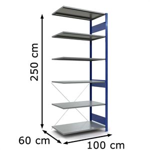Produktbild für Anbauregal Schulte 12666-B, für Schwerlastregal