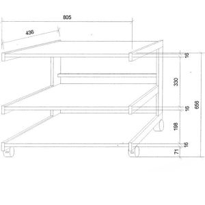 Produktbild für Bürowagen Hammerbacher V18B3/5