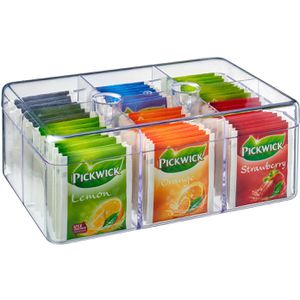 Produktbild für Teebox Mepal für Teebeutel, transparent, aus Kunststoff