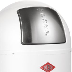 Produktbild für Mülleimer Wesco Pushboy, weiß
