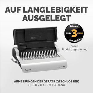 Produktbild für Bindegerät Fellowes Pulsar-E 300, A4, elektrisch