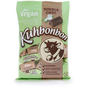 Kuhbonbon Karamellbonbons Double Choc Vegan, Weichkaramell, 165g