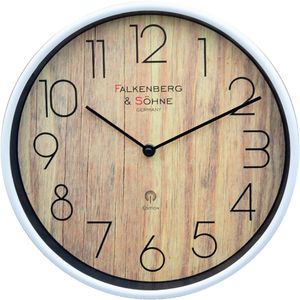 Wanduhr Falkenberg&Söhne Kunststoff, analog, Funkuhr