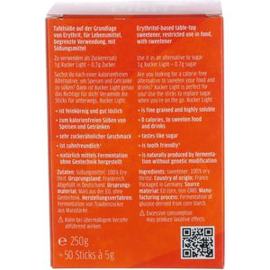 Produktbild für Zuckersticks Xucker light Erythrit, weißer Zucker