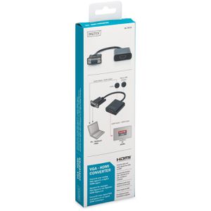 Produktbild für HDMI-Adapter Digitus VGA - HDMI Konverter, DA-70473