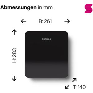 Produktbild für Toilettenpapierspender Satino Hyginity Jumbo S, 333405, JT1