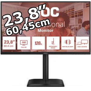 Produktbild für Monitor AOC 24E4CV, 23,8 Zoll