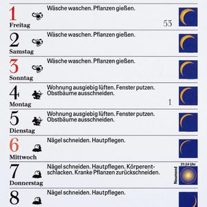 Produktbild für Mondkalender Korsch 222227, Mond-Langplaner, Jahr 2027