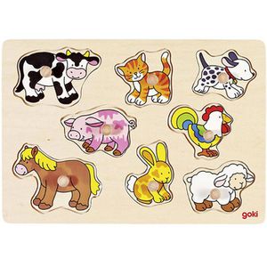 Motorikspielzeug Goki 57873, Bauernhof VII