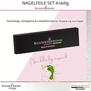 Produktbild für Nagelfeile Schwertkrone Profi Set Saphir, aus Edelstahl