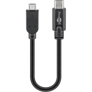 Produktbild für USB-Kabel Goobay 67895, USB 2.0, 0,2 m