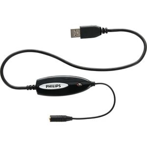 Audio-Adapter Philips LFH9034, schwarz
