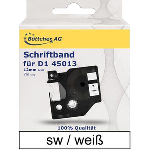 Schriftband Böttcher-AG für Dymo 45013, D1, 12mm