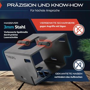 Produktbild für Anhängerschloss TRIBURG mit Diskusschloss