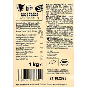 Produktbild für Pekannüsse KoRo ganze Nüsse, BIO