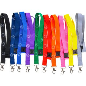 Produktbild für Schlüsselband Paulat 150.10.00 bunt, Textil