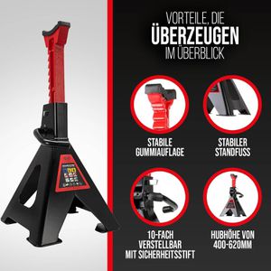 Produktbild für Unterstellbock Heyner Premium 347470, Tragkraft 6t
