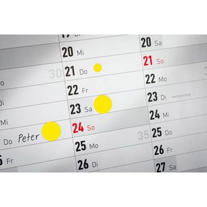 Produktbild für Markierungspunkte Zweckform 3852, gelb