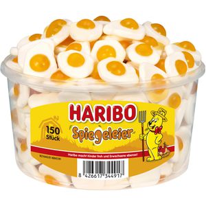Schaumzucker Haribo Spiegeleier, mit Fruchtgummi