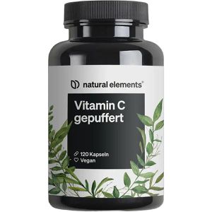 Vitamin-C natural-elements gepuffert, 120 Kapseln