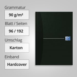 Produktbild für Notizbuch Oxford Office Book Essentials, Karton Hardcover