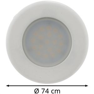 Produktbild für Wandleuchte ChiliTec EBL-HV65w, aus Kunststoff, für innen