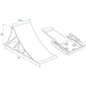 Produktbild für Unterlegkeile ProPlus 341346WH, für Auto &amp; Anhänger