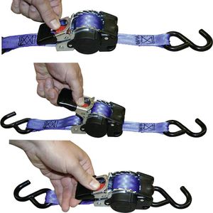 Produktbild für Spanngurt Kerbl 37181, blau, mit S-Haken &amp; Ratsche