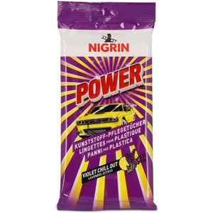 Produktbild für Reinigungstücher Nigrin 682957 Power Kunststoff-Pflege, feucht