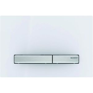 Betätigungsplatte Geberit Sigma50, weiß/verchromt