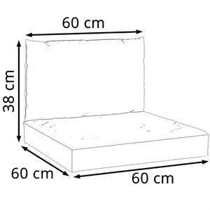 Produktbild für Auflage vidaXL 361755, aus Oxford-Gewebe