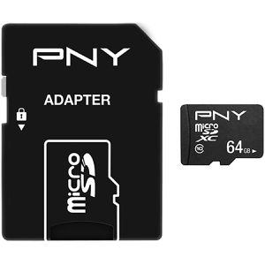 Produktbild für Micro-SD-Karte PNY Performance Plus, 64GB