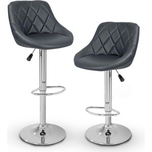 Barhocker Tresko BH-005, drehbar mit Lehne