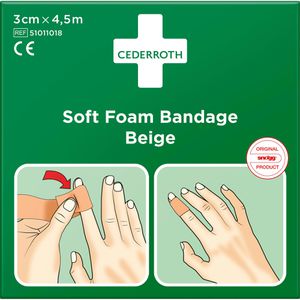 Produktbild für Pflaster Cederroth Soft Foam Bandage, 1 Rolle