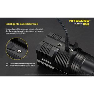 Produktbild für Taschenlampe Nitecore TM28 Tiny Monster, aufladbar