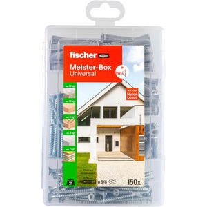 Schrauben-Dübel-Set Fischer 577863, Meister-Box Universal