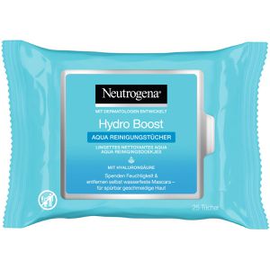 Produktbild für Abschminktücher Neutrogena Hydro Aqua Boost Reinigungstücher