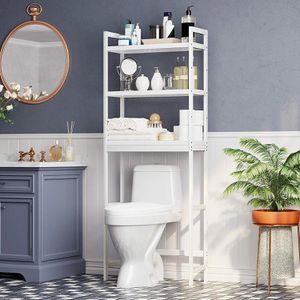 Produktbild für Waschmaschinenschrank Vasagle BTS01WT, weiß