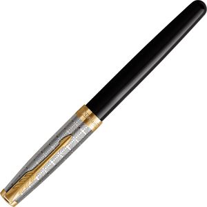 Produktbild für Füller Parker Sonnet Premium Metal &amp; Black G.C.