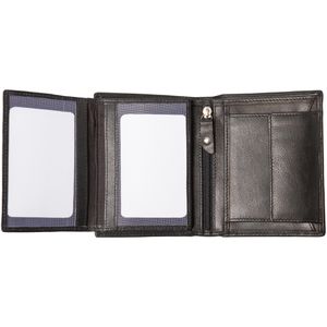 Produktbild für Portemonnaie Alassio 42245, schwarz, aus Echt Leder