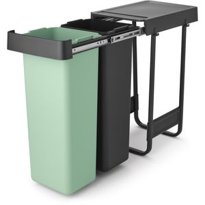 Einbaumülleimer Brabantia 232527, Sort & Go