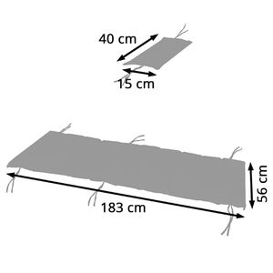 Produktbild für Auflage Deuba 101897, aus Polyester