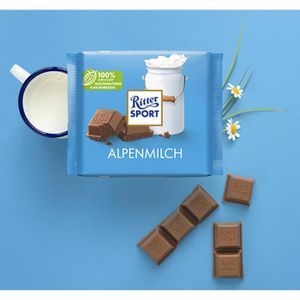 Produktbild für Tafelschokolade Ritter-Sport Alpenmilch